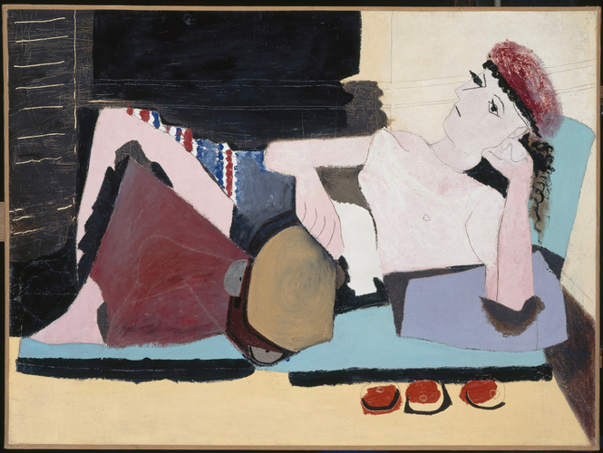 Pablo Picasso - Femme au tambourin}