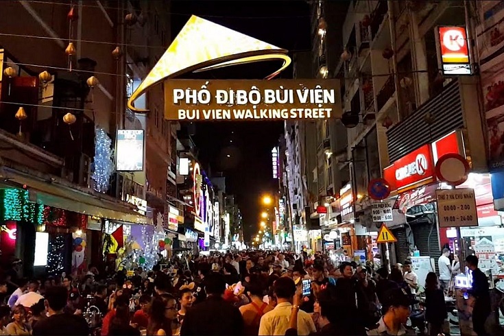 Bui Vien street in Ho Chi Minh City