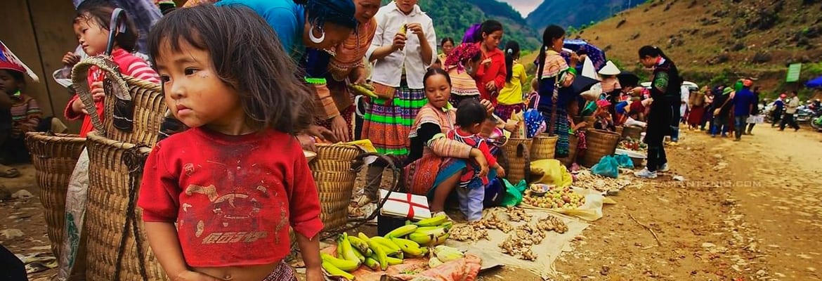 Can Cau Market - A Unique Local Market in Lao Cai near Sapa, Vietnam