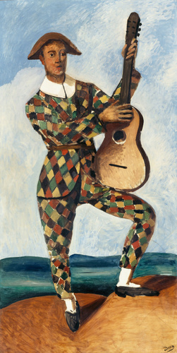 André Derain - Arlequin à la guitare}