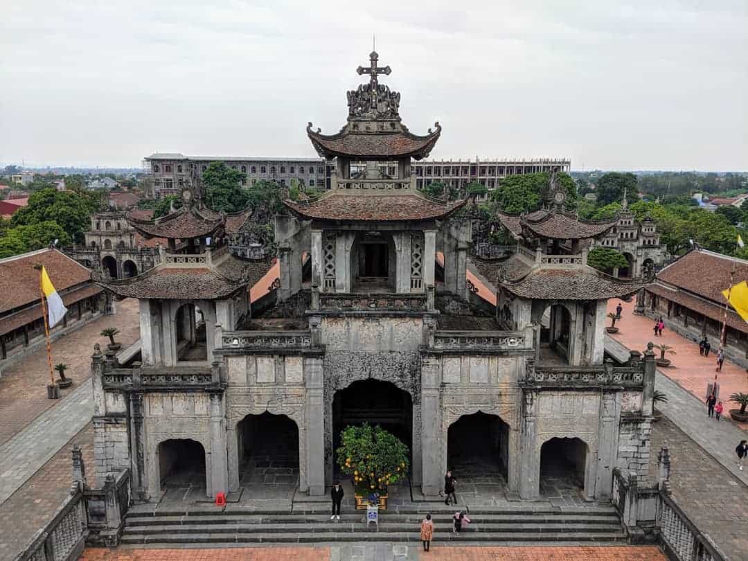 Check out at Phat Diem cathedral