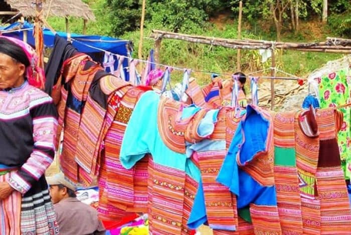 Coc Ly Market in Lao Cai, Vietnam