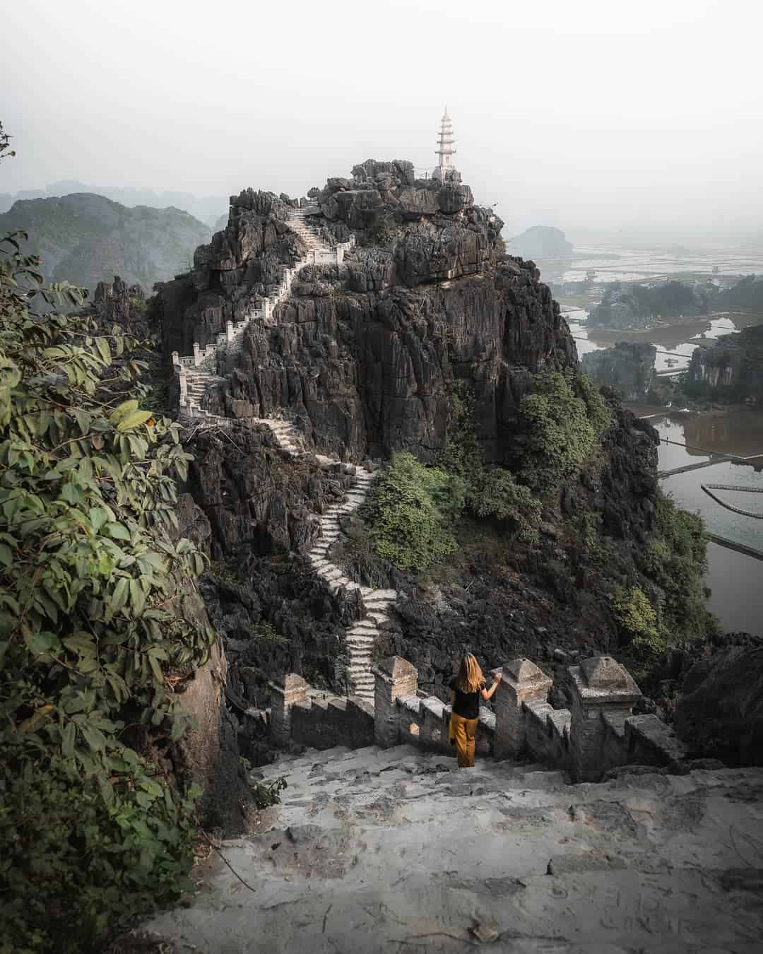 Conquer the top of Hang Mua cave