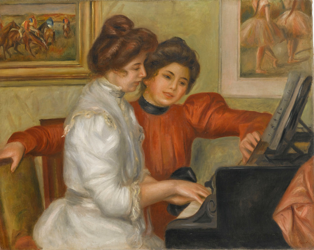 Auguste Renoir - Yvonne et Christine Lerolle au piano