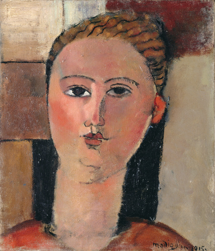 Amedeo Modigliani - Fille rousse}