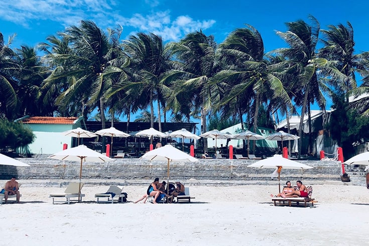 Doc Let beach in Nha Trang