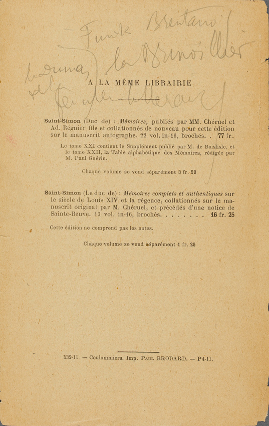 Paul Guillaume - A Monsieur Paul Guillaume ayant vu