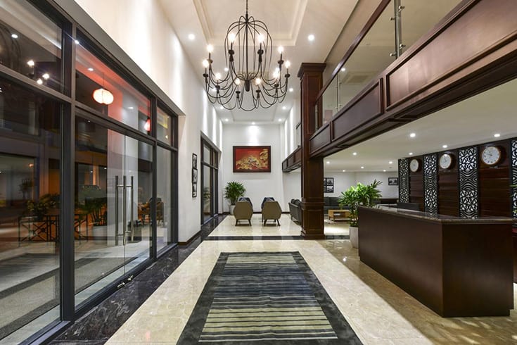 Halong Paradise Suite Hotel in Tuan Chau island