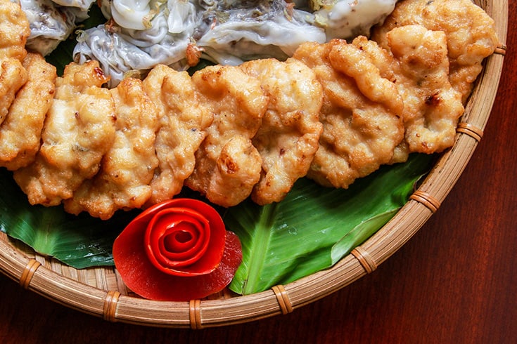 Halong Squid Cake - what to eat in Halong Bay