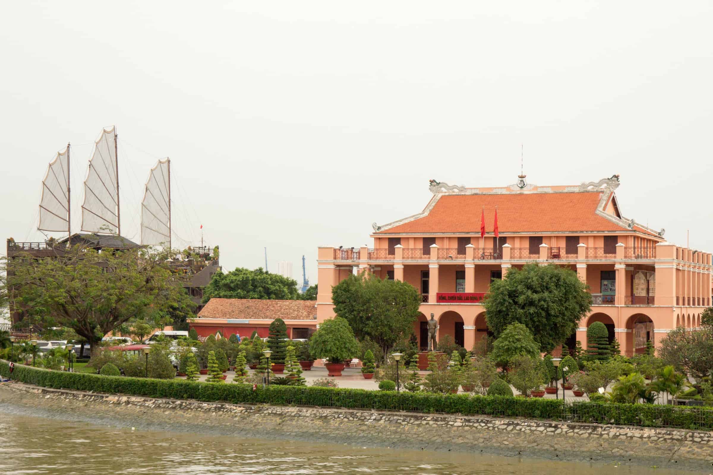 Ho Chi Minh museum near Saigon River