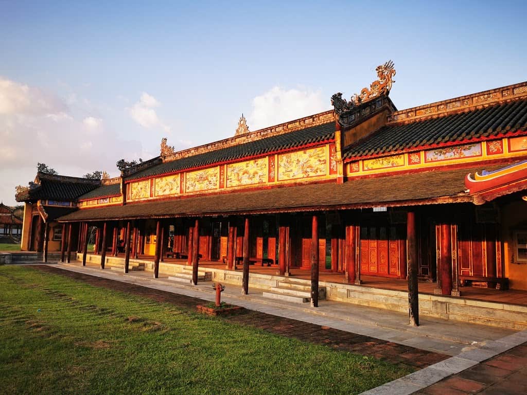 Inside of Ngo Mon gate