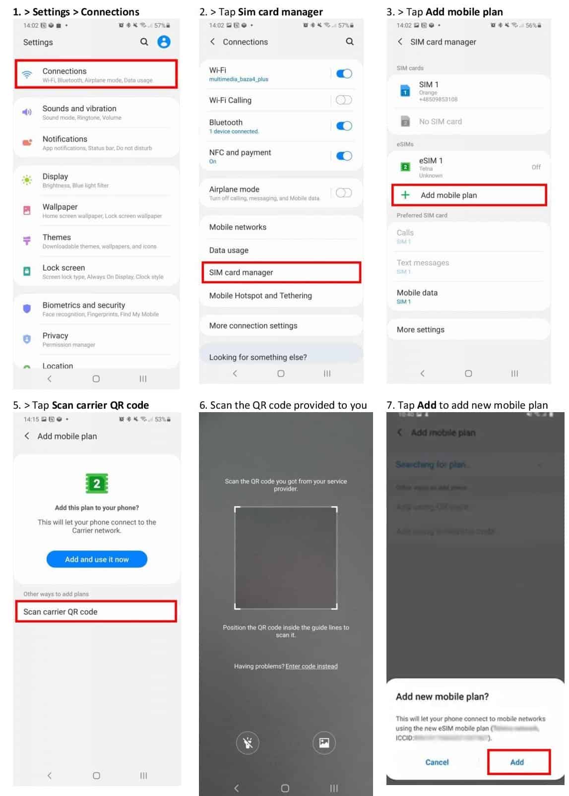 Install Vietnam eSIM on Samsung phones
