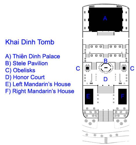 Khai dinh tomb plan
