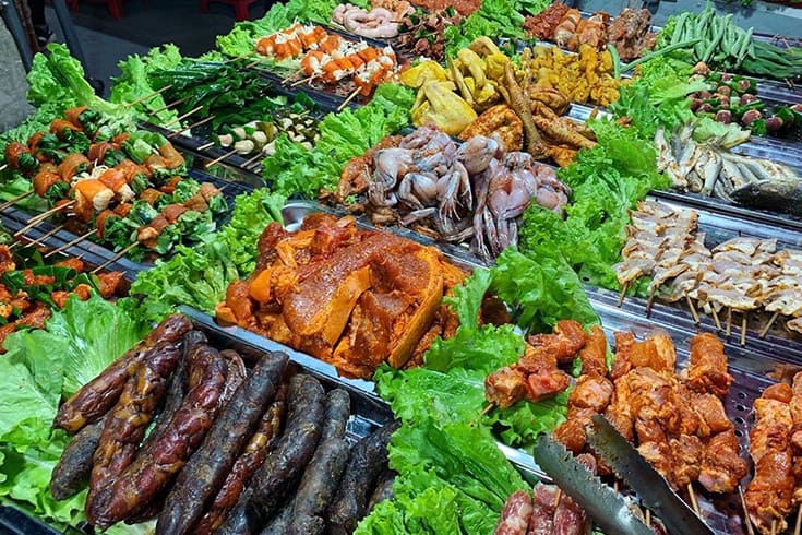 Local food at Sapa Night market