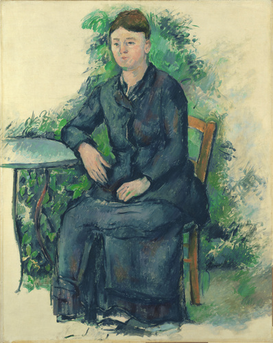 Paul Cézanne - Madame Cézanne au jardin}