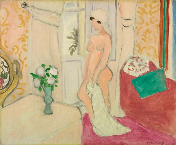 Henri Matisse - La Jeune Fille et le vase de fleurs ou Le Nu rose