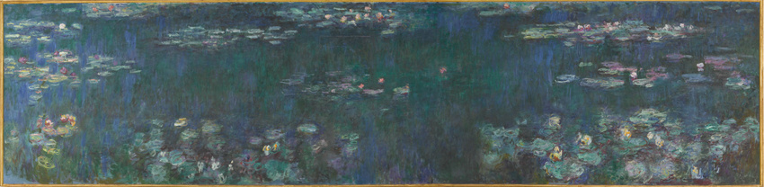 Claude Monet - Reflets verts