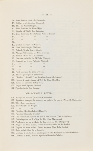 Guillaume Apollinaire - Catalogue d'exposition : Première exposition d'Art Nègre...