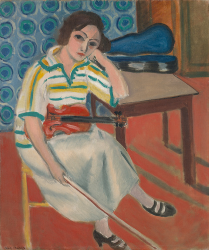 Henri Matisse - Femme au violon}