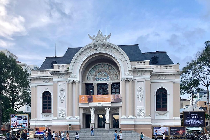 Watch a show at Saigon Opera house - nightlife in Ho Chi Minh