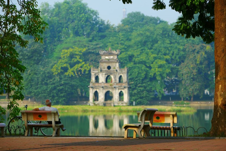 Turtle tower - Hoan Kiem Lake