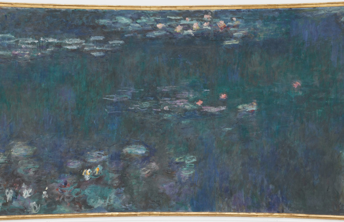 Claude Monet - Reflets verts