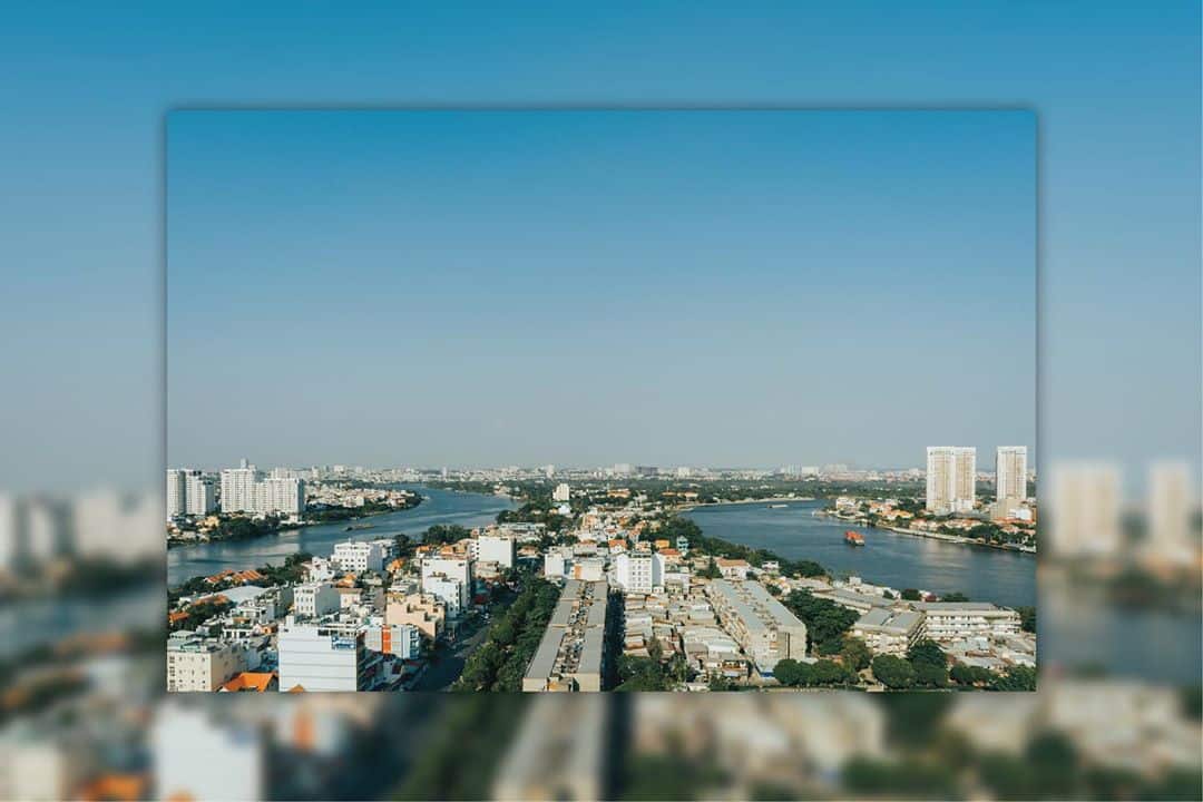 Visit Thanh Da peninsula near Saigon river