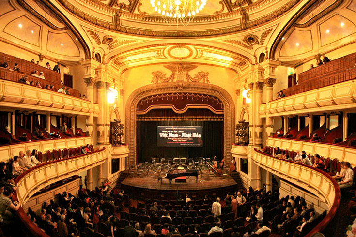 Watch a show at Hanoi Opera House