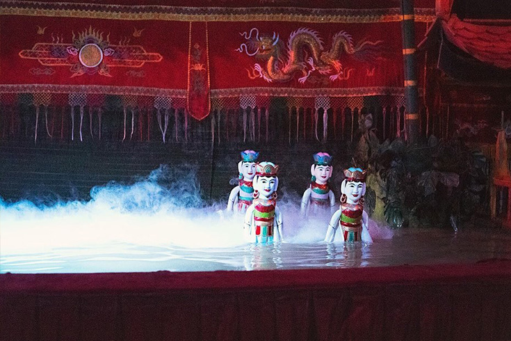 Watch a Water Puppet Show