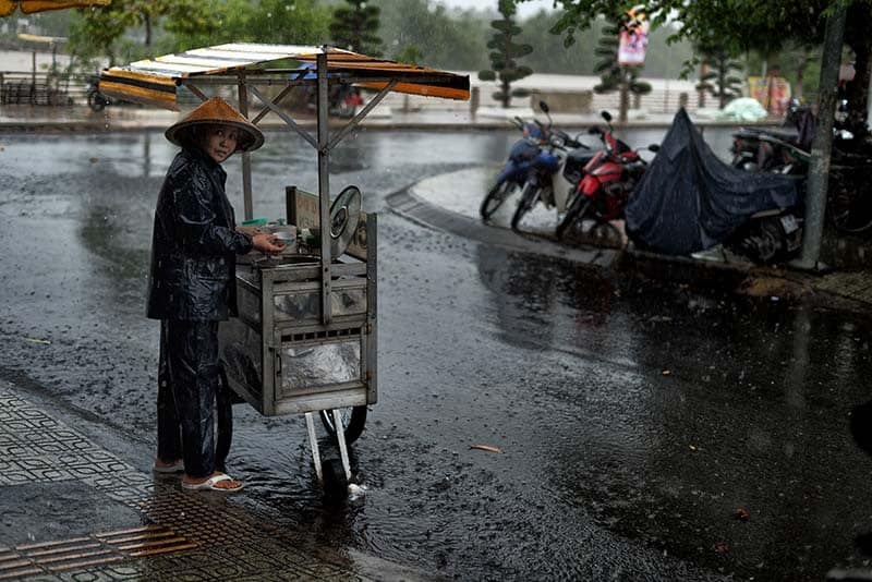 Wet season in Da Nang