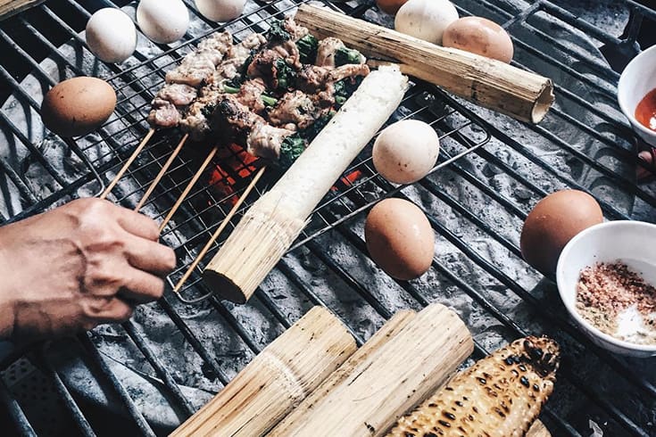 What to eat near Thac Bac waterfall