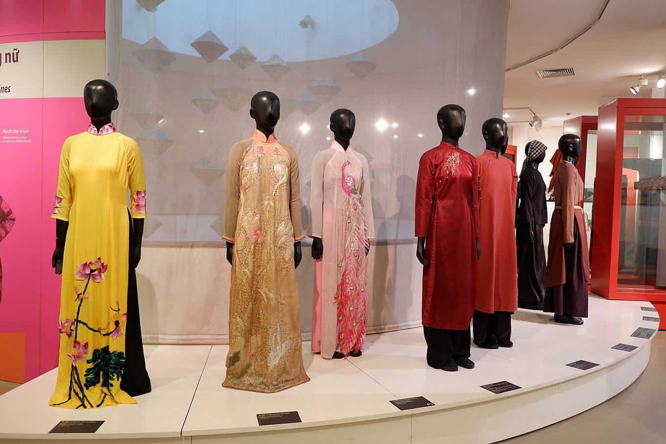 Women fashion in Vietnamese women's museum