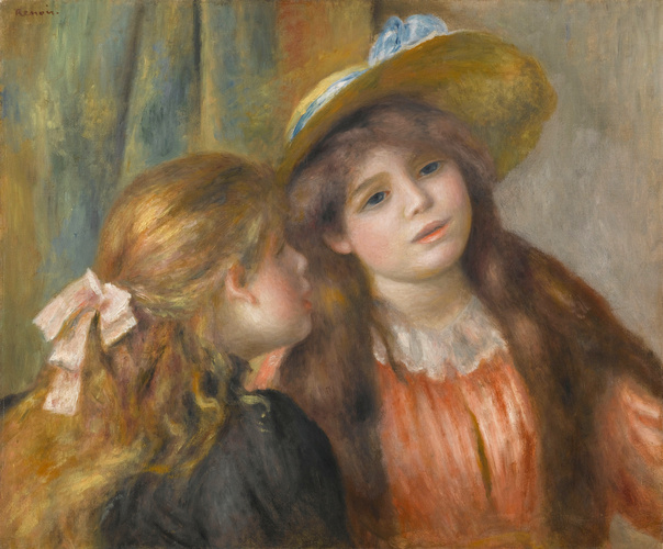 Auguste Renoir - Portrait de deux fillettes}