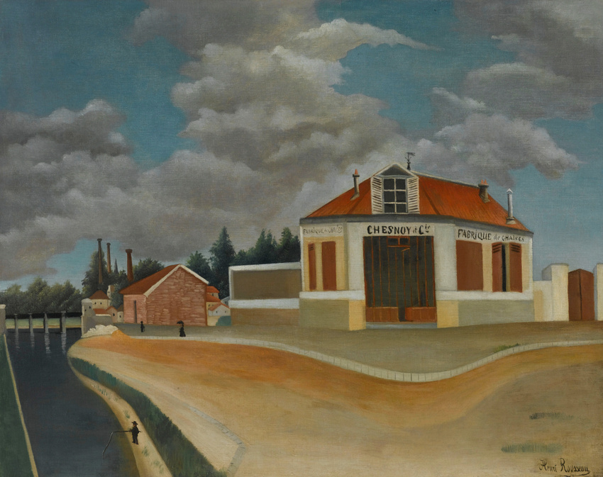 Henri Rousseau - La Fabrique de chaises à Alfortville