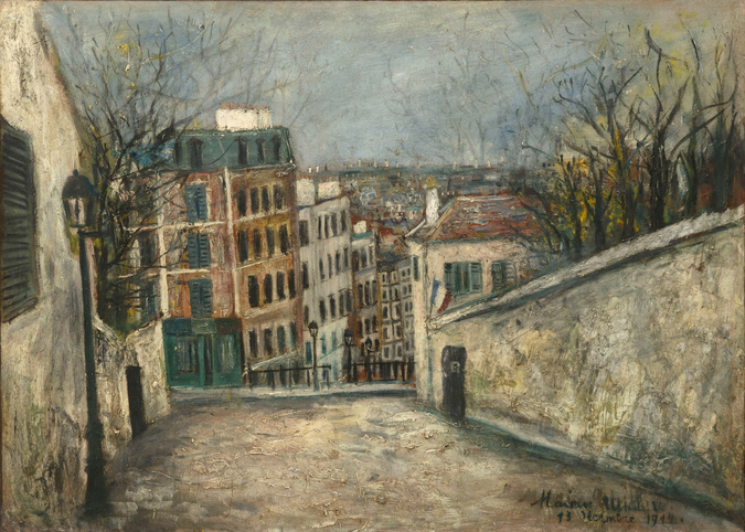 Maurice Utrillo - Rue du Mont-Cenis}